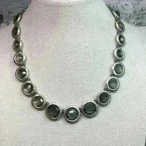 Bella Karma Silver and Green Necklace